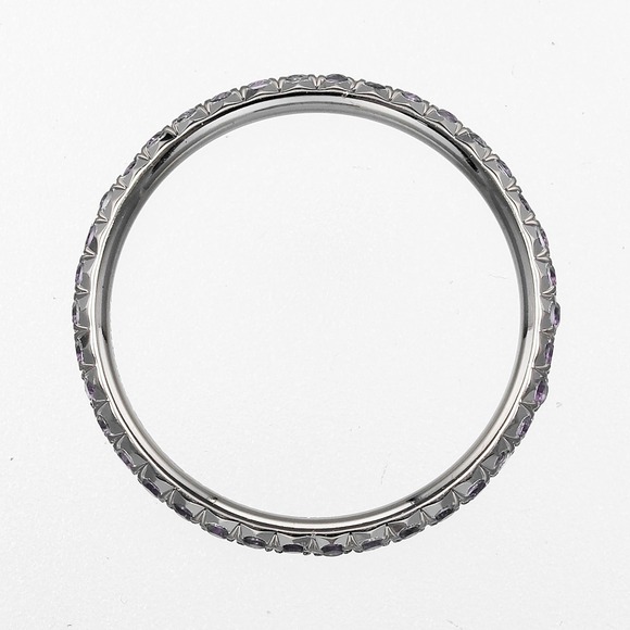 TIFFANY 18k Silver Eternity Ring - Picture 8 of 9